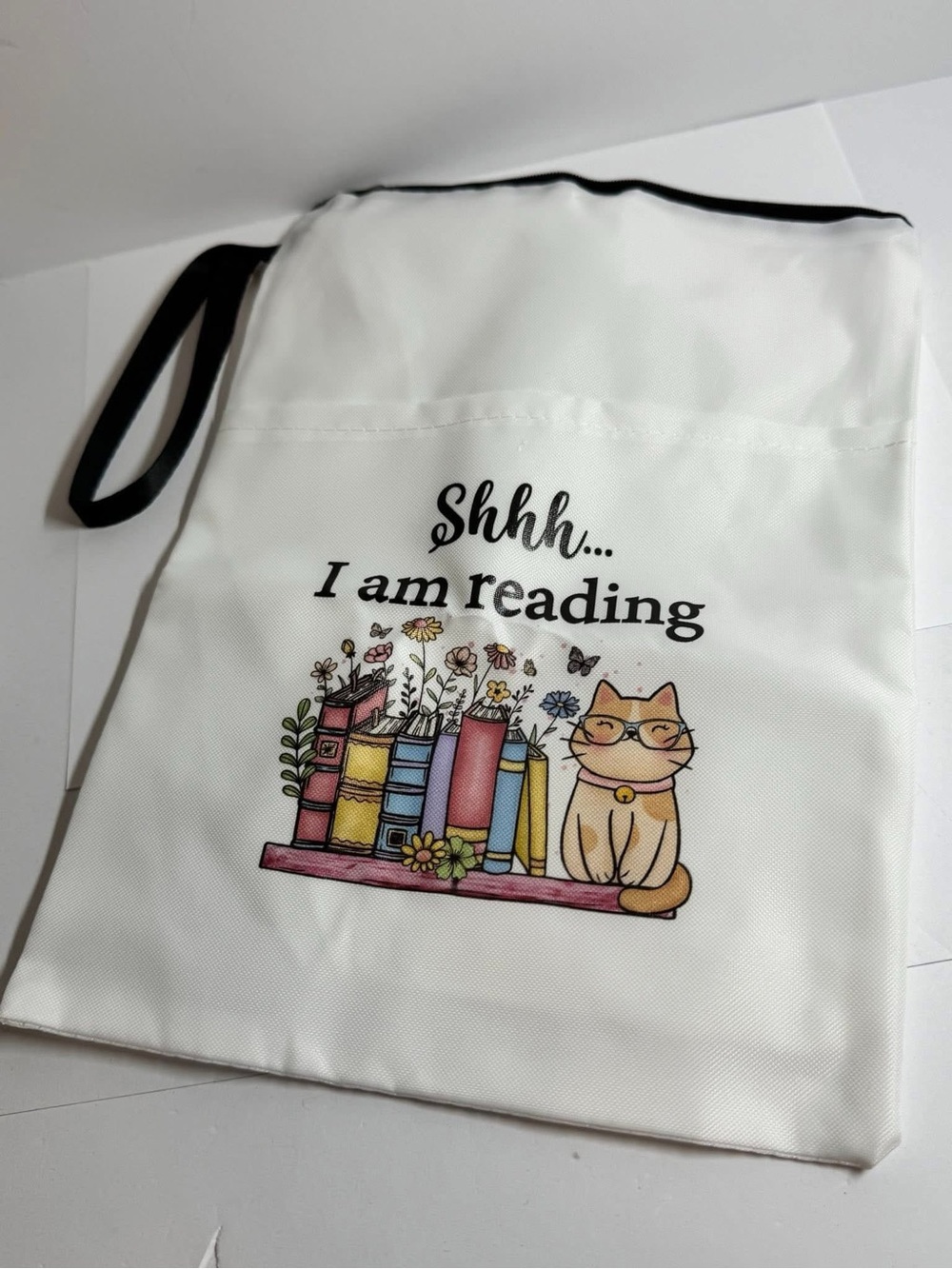 Book Pouch “Shhh I am reading”